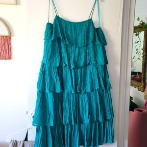 Anthropologie Ruffles Dress